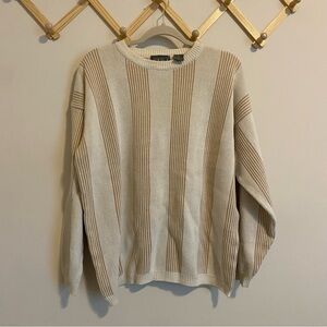 Paris Sport Club Vintage Striped Sweater size Medium